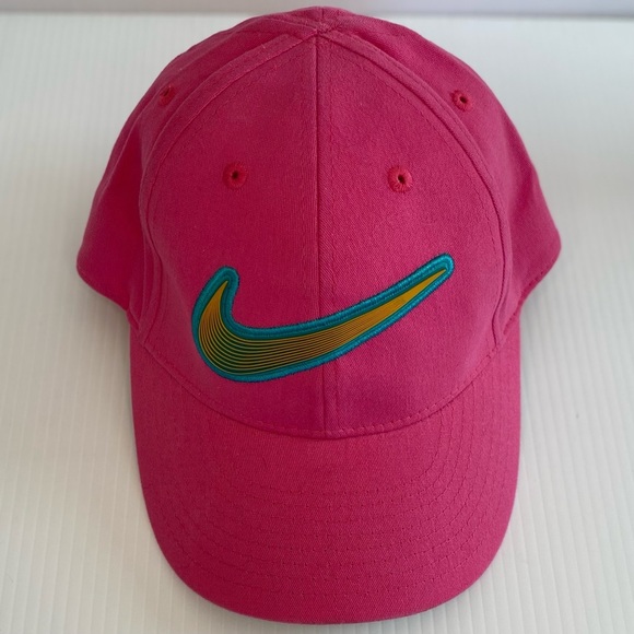 NIKE Pink Cap Hat. Toddler Size Swoosh Girl Child 4- 6x - Picture 2 of 6